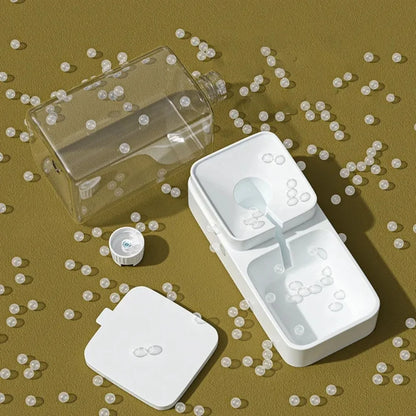 Pet automatic feeder cat water dispenser dog bowl medium-sized dog feeding water feeding basin combination food storage bucket