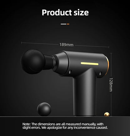 Portable Mini Muscle Massage Gun Vibration Massage Gun Body Neck Back Pain Gout Relief Deep Muscle Relaxation Massager Tools