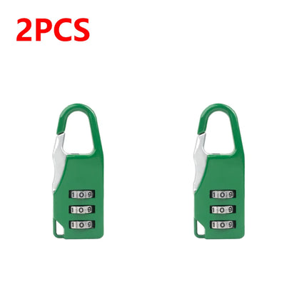 3 Digit Number Combination Pad Lock Padlock Outdoor Waterproof Lock Suitcase Luggage Security Coded Lock Zinc Alloy Code Lock