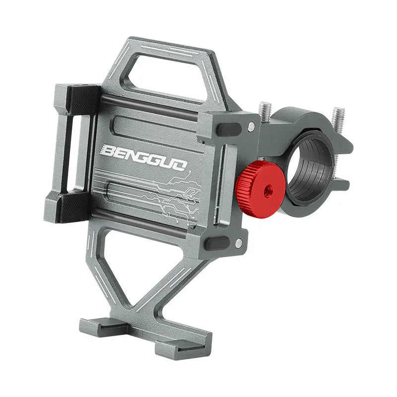 Bicycle Phone Holder Upright Aluminum Alloy Phone Holder Mountain Bike Phone Navigation Holder Phone Holder