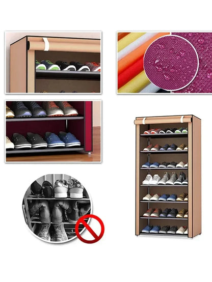Multi-story dormitory simple cabinet home simple shoe rack space saving and economy new home dustproof shoe cabinet