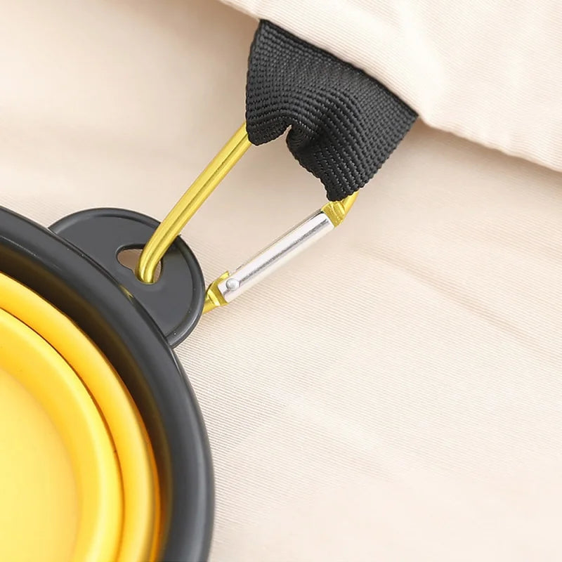 1PC Collapsible Portable Dog Food Bowl, Suitable for Outdoor Drinking Water Travel Supplies Dog Food Bowl