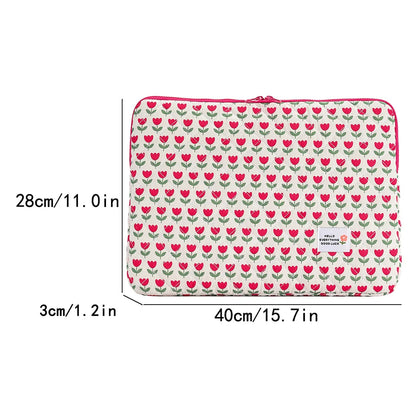 Computer Bag Portable Computer Cover Bag Zipper Cover Laptop Sleeve Case Computer Pocket Briefcase Compatible for 14 in Notebook