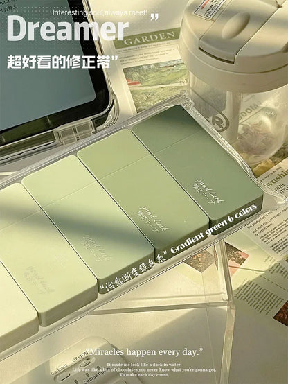 6 Pcs Correction Tape School Supplies Stuff Whiteout Portable Students Study Tools Writing Tapes Kids Tipex