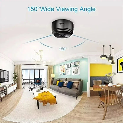 Smart Home A9 Mini Camera WiFi Wireless HD Surveillance Remote Monitoring Compact Design Security System Protection