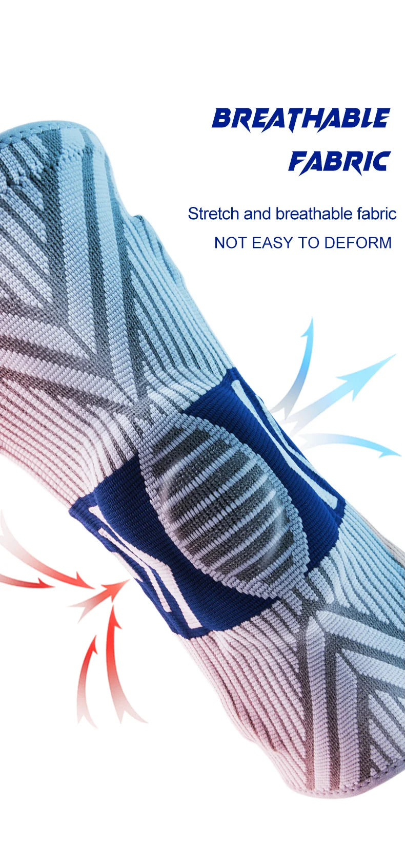 2025 Latest Knee Support for Men Pressurized Elastic Knee Brace with Silicone Spring Basketball  Volleyball Knee Pads