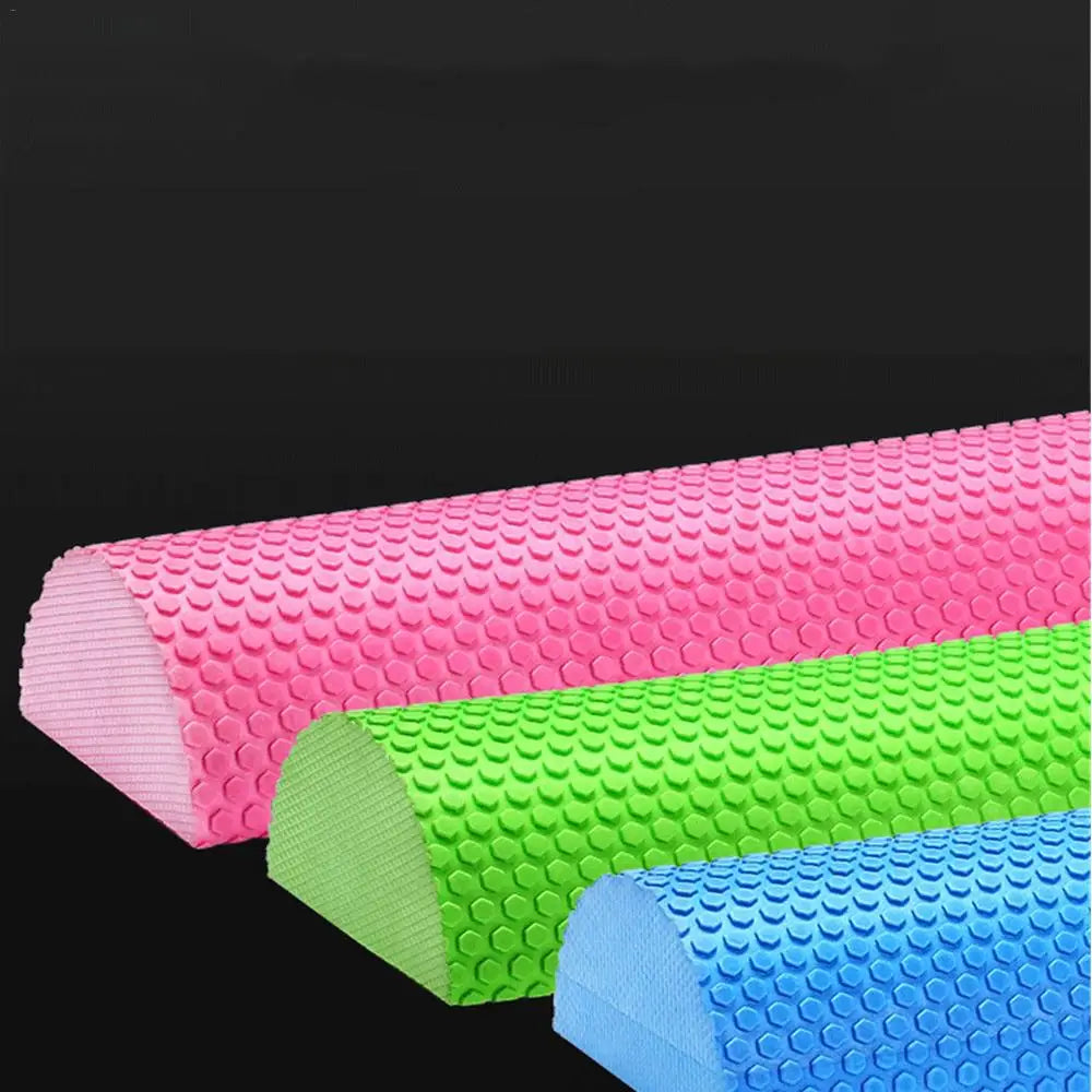 Half Round 30-45cm EVA Massage Foam Roller Yoga Pilates Fitness Equipment Balance Pad Yoga Blocks With Massage Floating Point