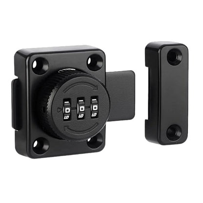 No-Punch Combination Door Cabinet Locks No Keys Needed Children Safety Enhanced Security for Home Interior Doors Entry Gate