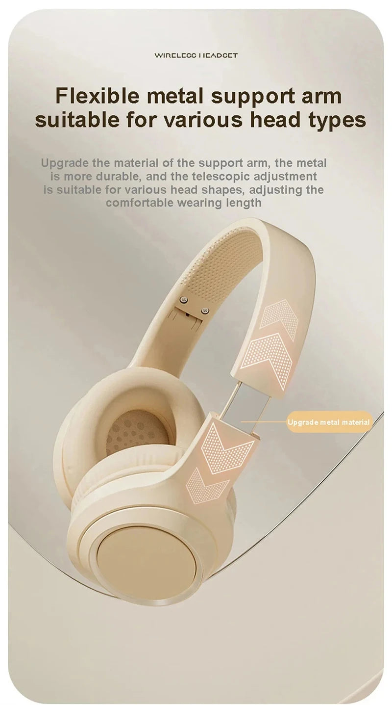 Xiaomi Mijia Wireless Headphones Bluetooth 5.3 Headset Head Mounted Noise Cancelling Sport Earbuds Earphones For Running