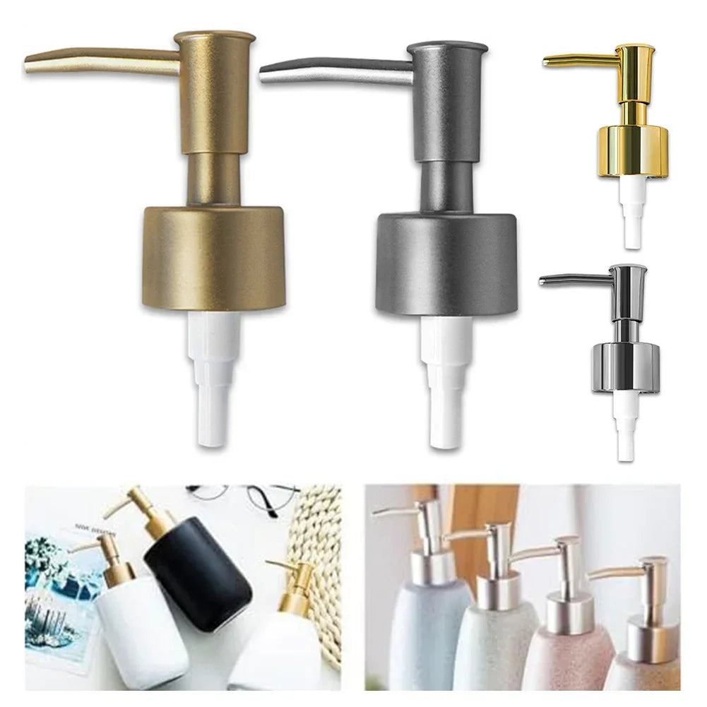 Creams Replacement Soap Dispenser Pump Kitchen Bathroom Brushed Silver Monitor Brightness Essences Gold Real SPAs