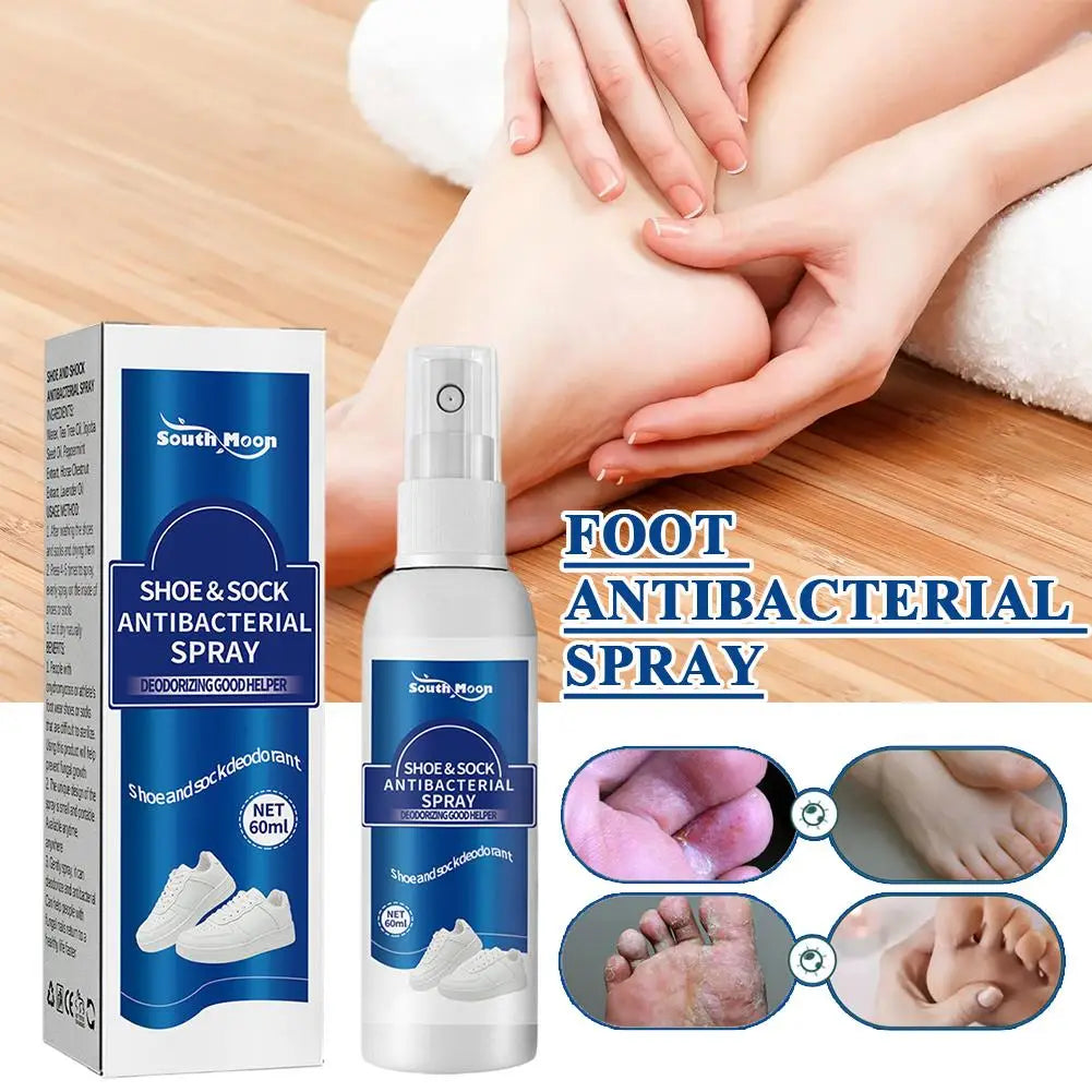 Foot Odor Spray Shoes Deodorizer Multi-purpose Odor Removal For Shoes Refreshing Foot Spray Anti-sweat Foot Care Odor Remover