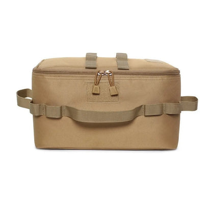 Camping Storage Bag Portable Folding Large Capacity Ground Nail Tool Bag Gas Canister Hiking Picnic Cookware Utensils Kit Bag