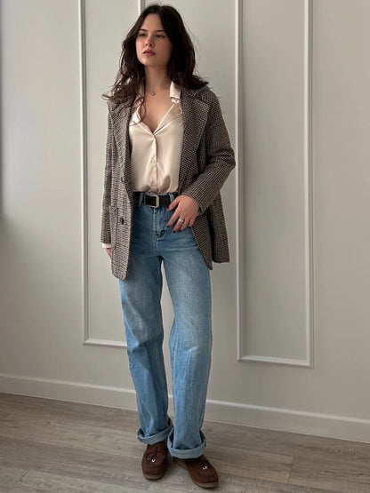 Office Wear Women Shirts Satin Blouse Luxury Pink Long Sleeve Formal Shirts Female Button Silk Tops For Women Elegant All-Match