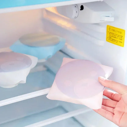 Silicone Stretch Lids, Food Covers, Beverage Lids, Food Container Covers, Containers Cover Are Dishwasher & Freezer Safe Lids