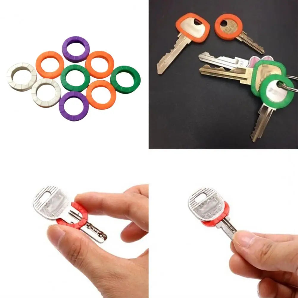 Key Identification Accessories Colorful Key Covers 32-pack Colorful Plastic Key Covers House Key Soft Rubber Key Toppers