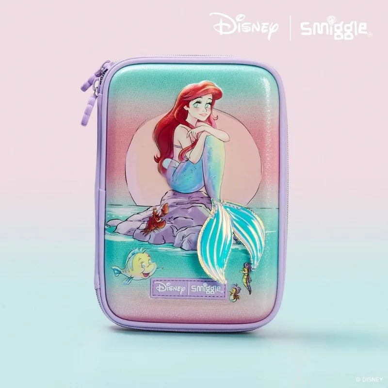 Disney Smiggle Mermaid School Bag Children Stationery Student Pen Case Student Pen Case Lunch Bag