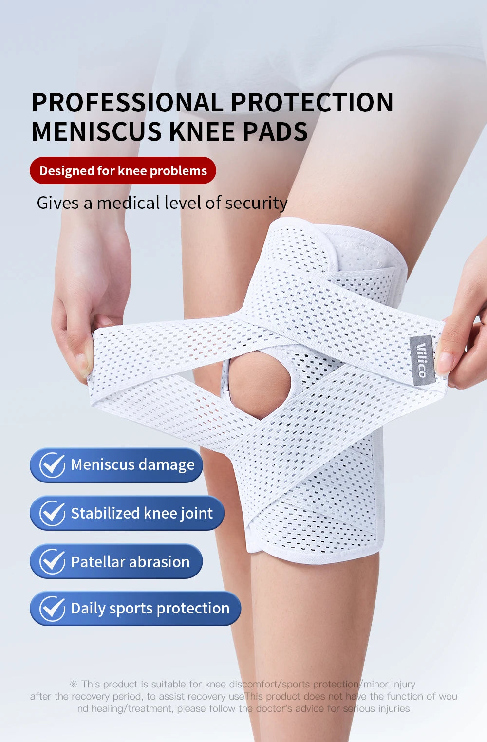 1PC Sports Kneepad Men Women Pressurized Elastic Knee Pads Arthritis Joints Protector Fitness Gear Volleyball Brace Protector