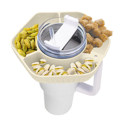 1000ml Snack Bowl Drink Cup with Straw 2 In 1 Stadium Tumbler Splash Proof Leakproof Popcorn Beverage Cup for Cinema Travel