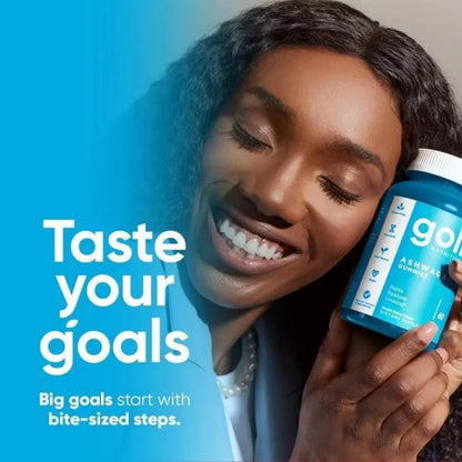 Goli Nutrition Ashwagandha Gummies in Mixed Berry Flavor! 60 Count Each - Support Wellness with Every Chew