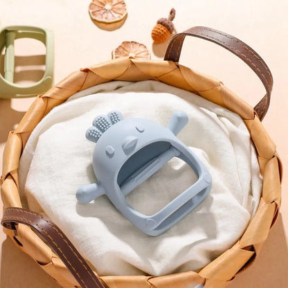 Baby Silicone Teethers Animal Food Grade Silicone Baby 0-12 Toys Silicone Teeth Grinding Stick Newborn Pacifier Accessories Toys