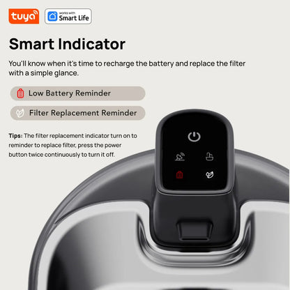 TuyaSmart Cat Fountain Battery Operated,Cat Water FountainSUS304Radar Sensing withMotion Sensor,Ultra Quiet PumpMulti-Filtration