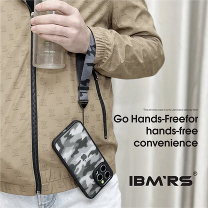 Phone Lanyard Strap for Camera & Cellphone [2-in-1], Adjustable Long/Short Hanging Rope, Anti-Slip Neck Strap for Phones, ID Car