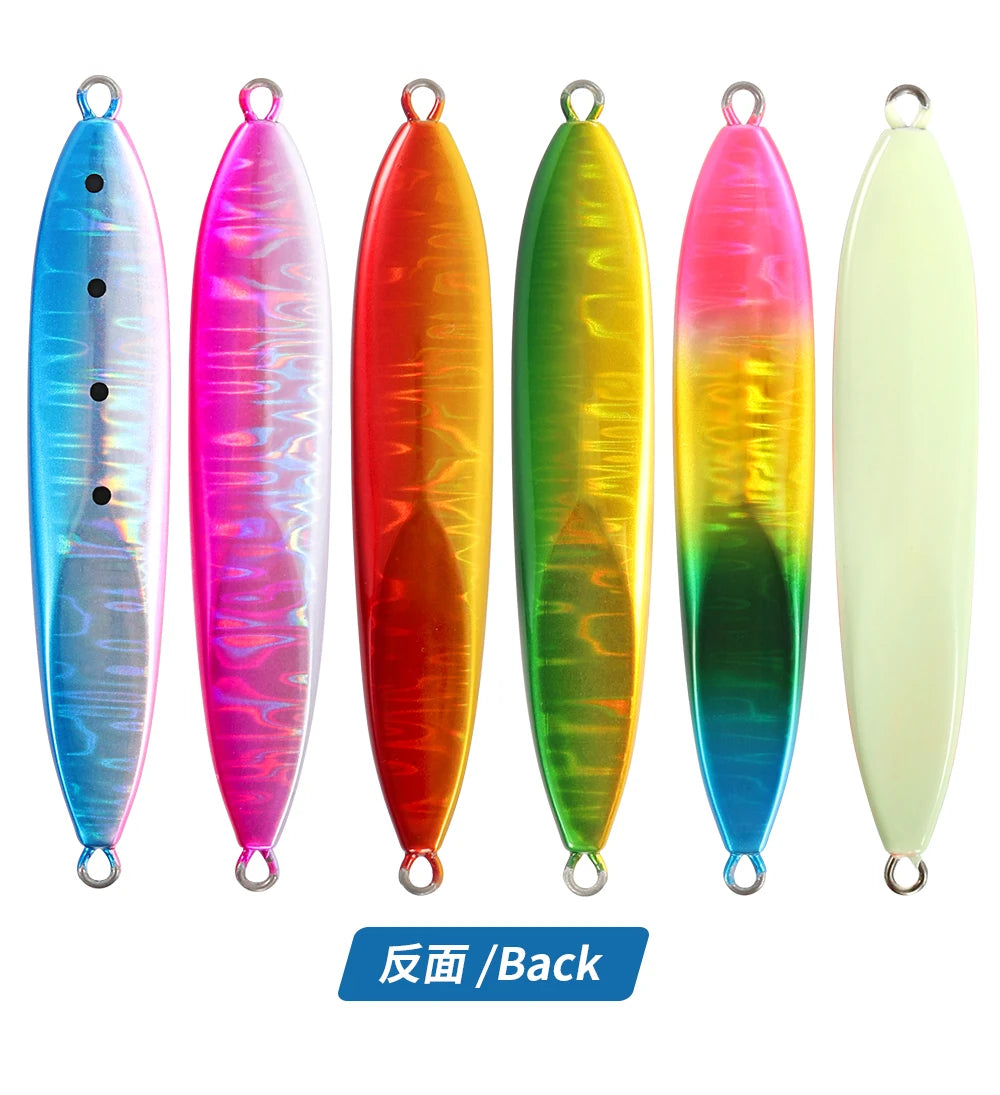 JIGGING PRO 40g 60g Slow Blatt Cast Slim Shore Jigging Lure Long Cast Metal Jig Fishing Bait