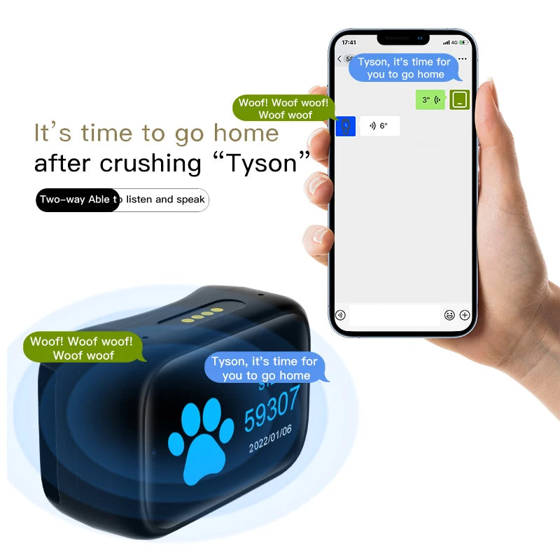 New Pets GPS Tracker S13 Smart 4G Waterproof Protective Locator Real-time Tracking Wearable Dog Cat Bird Collar Find Device 2024