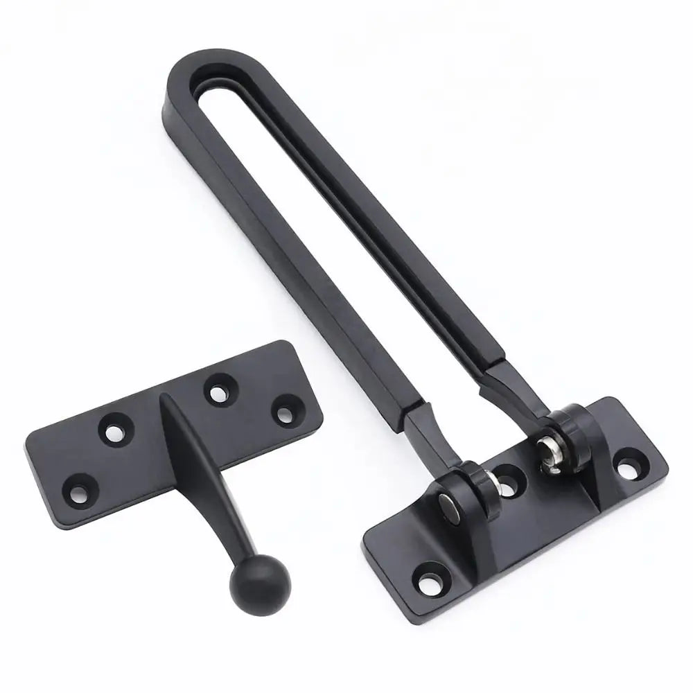 Durable Zinc Alloy Sliding Door Catch Solid Bolt Mute Door Buckle Anti-rust Security Door Hasp Bedroom