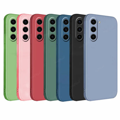 For Samsung S25 Case Cover Samsung Galaxy S25 Plus Capas Liquid Silicone Original TPU Shockproof Soft Fundas Samsung S25 Ultra