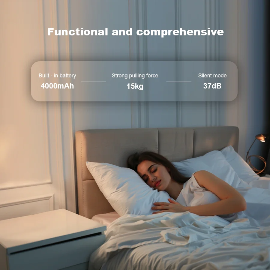 Smart For Home Curtain Opener Electronic Roman Rod/T-track/U-rail Curtain Motor Robot Remote Button Control Curtain Switch Robot