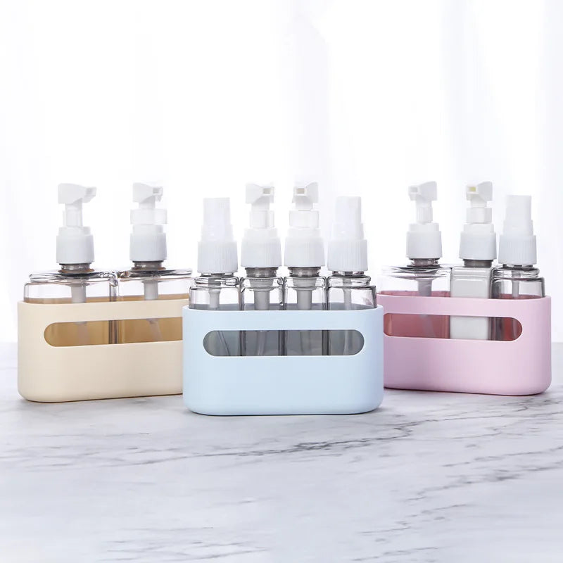 Travel Bottles Leakproof | Silicone TSA Toiletry Containers for Shampoo/Lotion - Gym & Outdoor Organizer