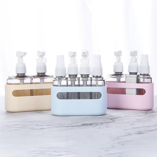 Travel Bottles Leakproof | Silicone TSA Toiletry Containers for Shampoo/Lotion - Gym & Outdoor Organizer