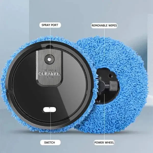 Smart Sweeping and Mop Robot Vacuum Cleaner Household Rechargeable Dry and Wet Home Appliance With Humidifying Spray