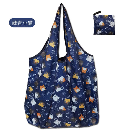 reusable bag Bag Large Foldable Shopping Bag Reusable Grocery Bag Tear-Proof Nylon Bag Suitable For Grocery Recycling Gift