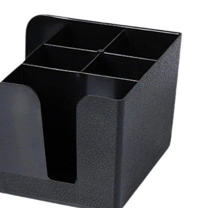 Bar Caddy Organizer 6 Compartments Holds Napkins Toothpicks Portable Bar Organizer for Restaurant Kitchen Home Office Countertop