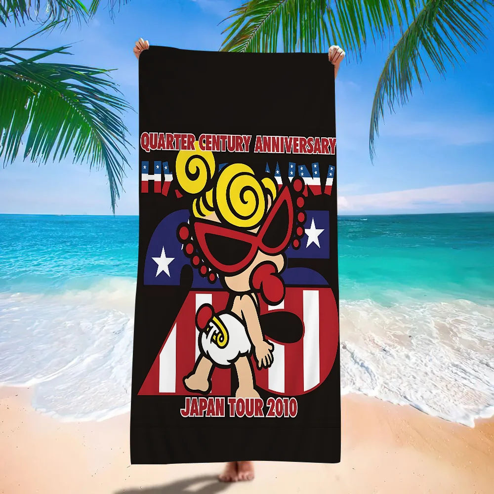 Japan Fashion H-Hysteric M-Mini Cartoon Beach Towel Cute Kawaii Room Decor Bath Girls Children Hand Towels For Bathroom Shower