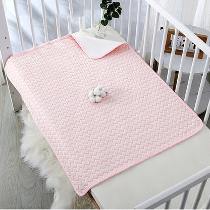 Reusable Infant Change Pad Baby Waterproof Crib Changing Mat Urine Sheet Cotton Diaper Cover Washable Newborn Bed Nappy Mattress