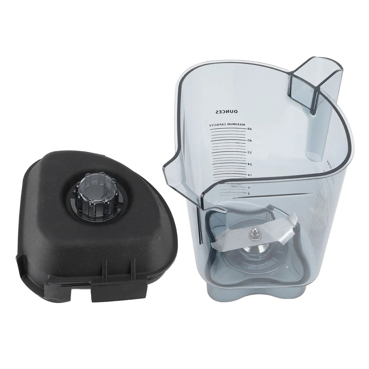 48oz Blender Pitcher PC Blender Container with Stainless Steel Blades Assembly for Touch and Go Blender