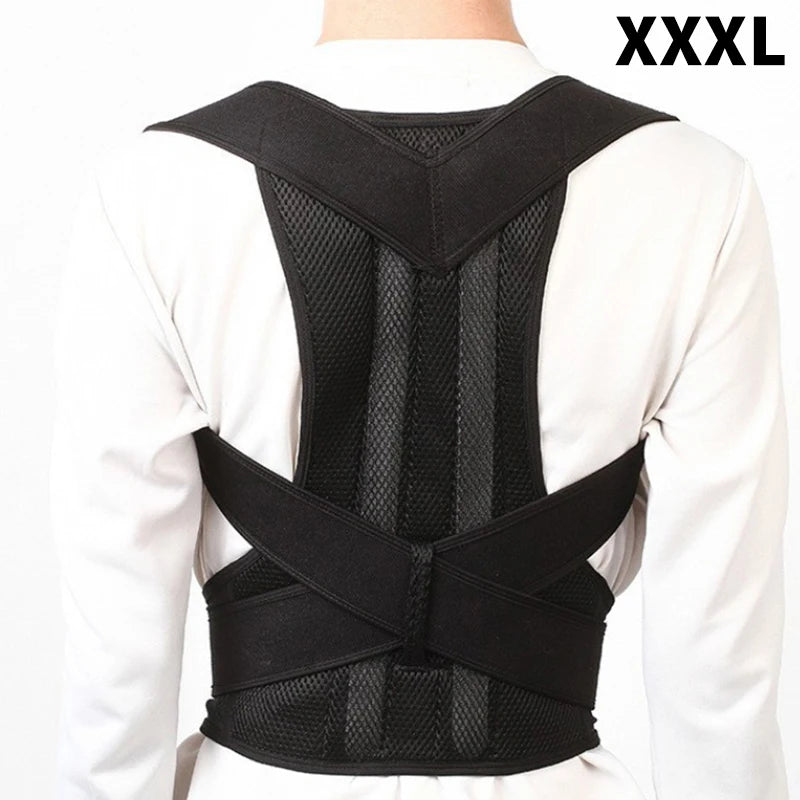 Posture Corrector for Men and Women Back Posture Brace Clavicle Support Stop Slouching and Hunching Adjustable Back Trainer