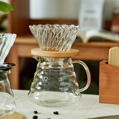 600ml Glass Coffee Carafe, Coffee Pot Clear Standard Coffee Server for Pour Over Coffee Maker