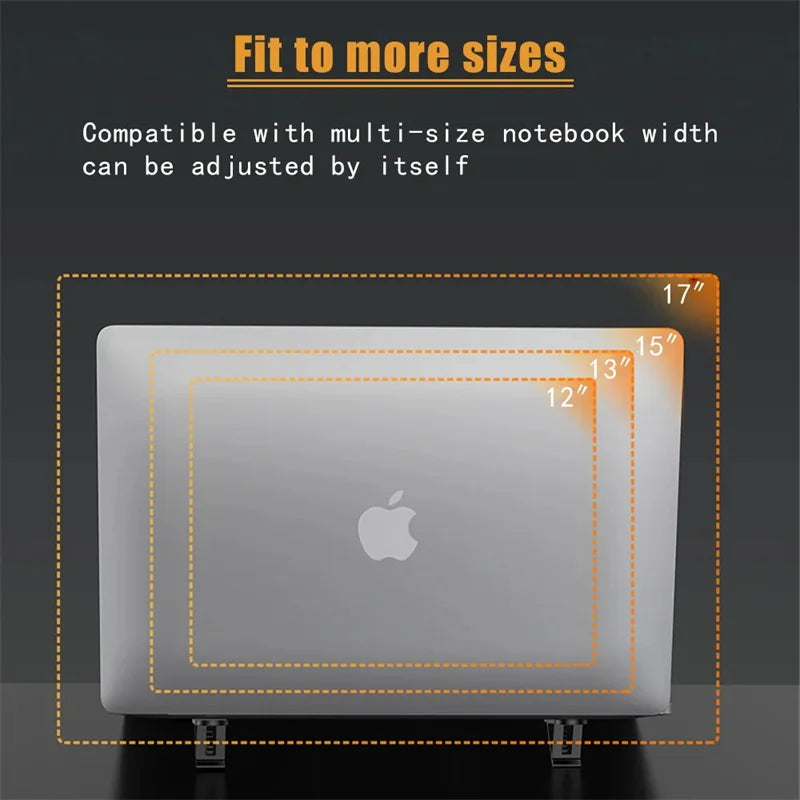 Laptop Heighten Stand for Keyboard Tablet Phone Holder Mini Portable Legs Laptop Stands for Macbook Huawei Notebook Support Feet