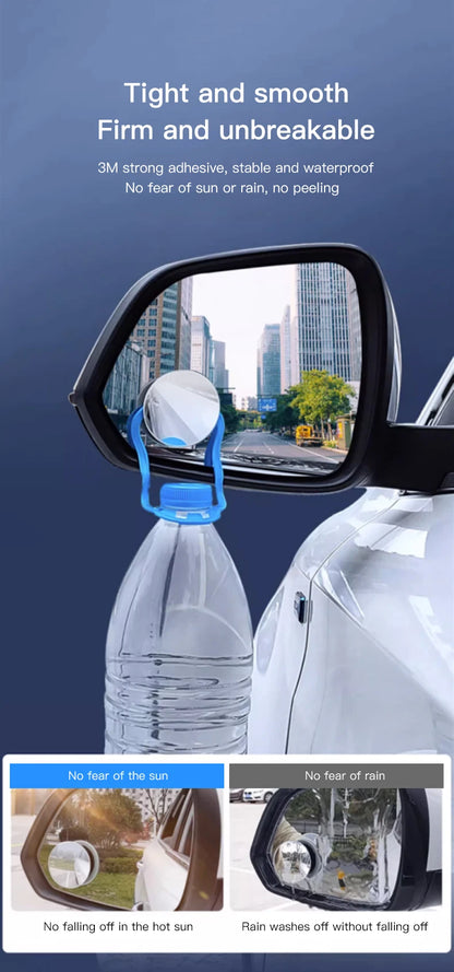 Car Rearview Mirror 360° Small Round Mirror Auto Accessories