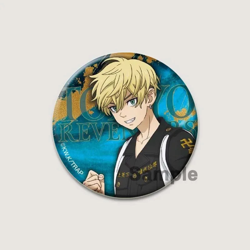 Fashion Accessories Anime Tokyo Revengers Brooches Backpack Clothes Accessories Decor Lapel Pin Badge for Fan's Collection Gift