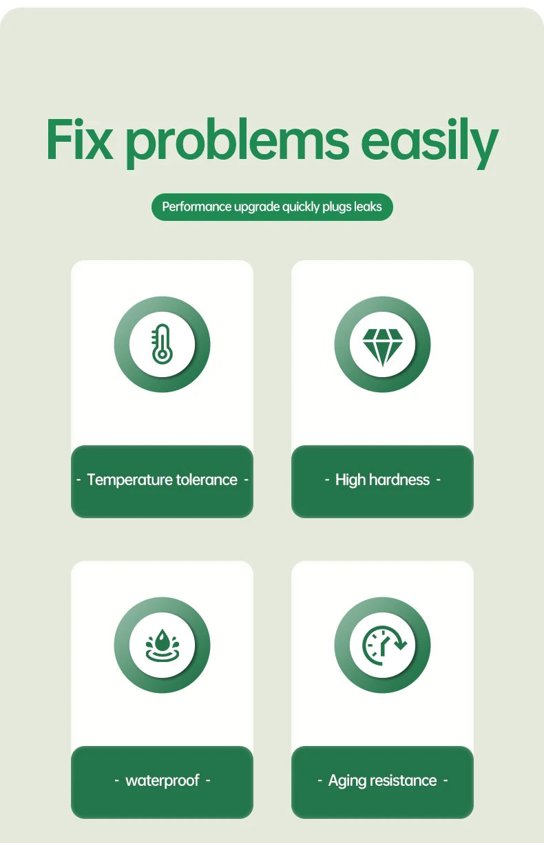 1pc/2pcs/4pcsMetal Filler Putty Epoxy Putty Sticks Permanent Adhesive Quick Leak Repair Epoxy Putty Repair Mounting Sealant For