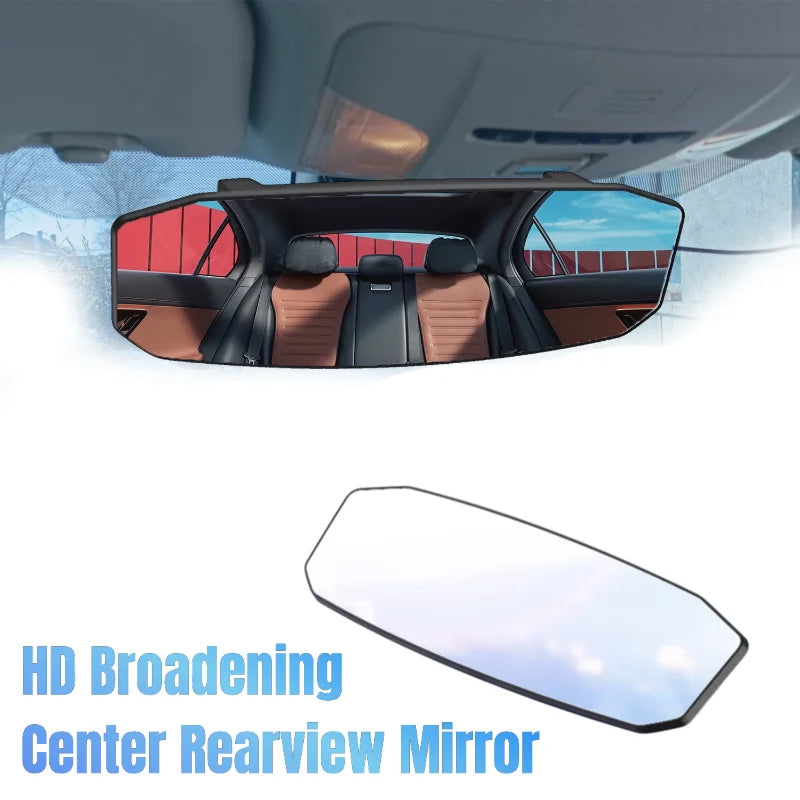 Universal Wide Angle Convex Rearview HD Mirror Center Rear View Baby Child Seat Watch Sun Visor Interior Monitor Auto Accessory