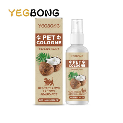 YEGBONG 100ml Coconut Scent Pet Odor Eliminator Spray Natural Formula Neutralize Urine Odors Freshen Indoor Air for Dogs Cats