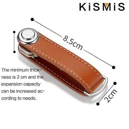 Car Key Pouch Storage Case Wallet Holder Keyring Collector Organizer Keychain Multifunctional Folding Pocket Keyholde