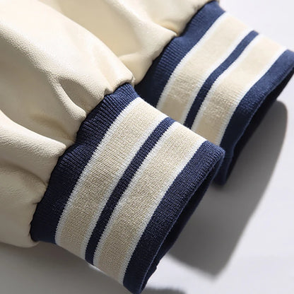 2024 Men's Baseball Jacket Casual Splicing Embroidery Baseball Uniform Autumn Outdoor Jacket Anti-Wind Casual Coat Mens Clothes