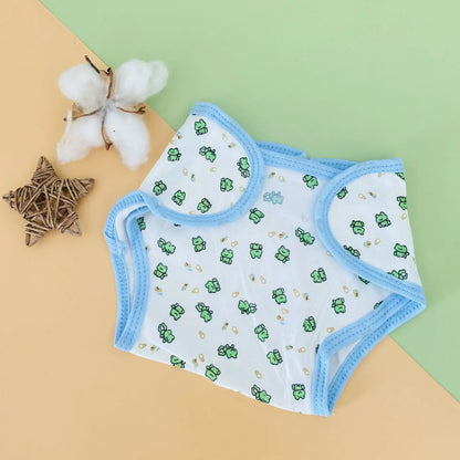 Kids Nappies Reusable Diaper Cover Adjustable Children Nappy Changing Baby Cloth Diaper 0-2Y